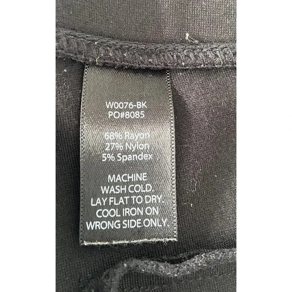 Betabrand Pants Straight Black Size Medium Petite MP - Picture 5 of 5